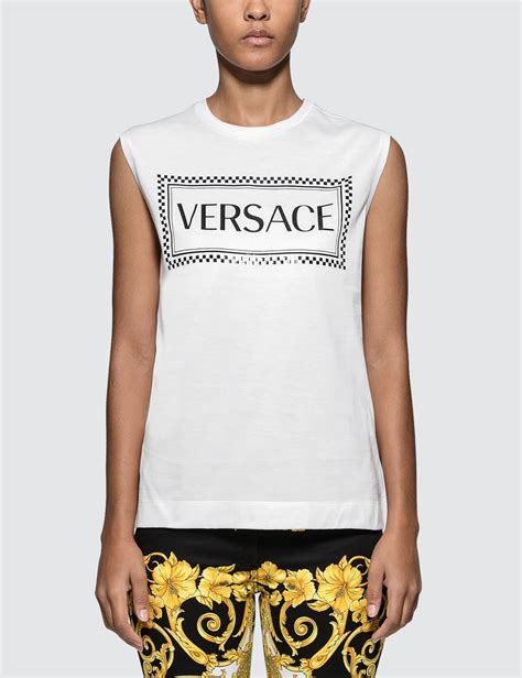 versace tank|Versace butterfly top.